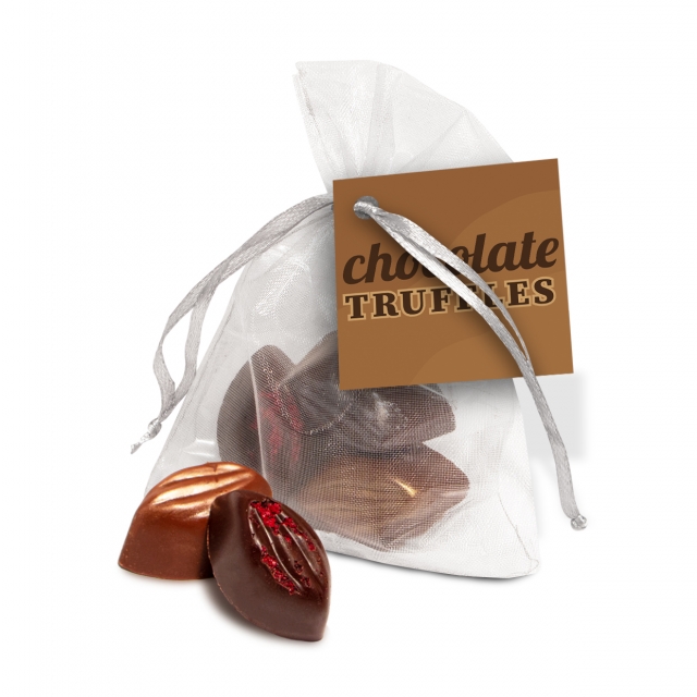 Organza Bag – Cocoa Bean Truffles