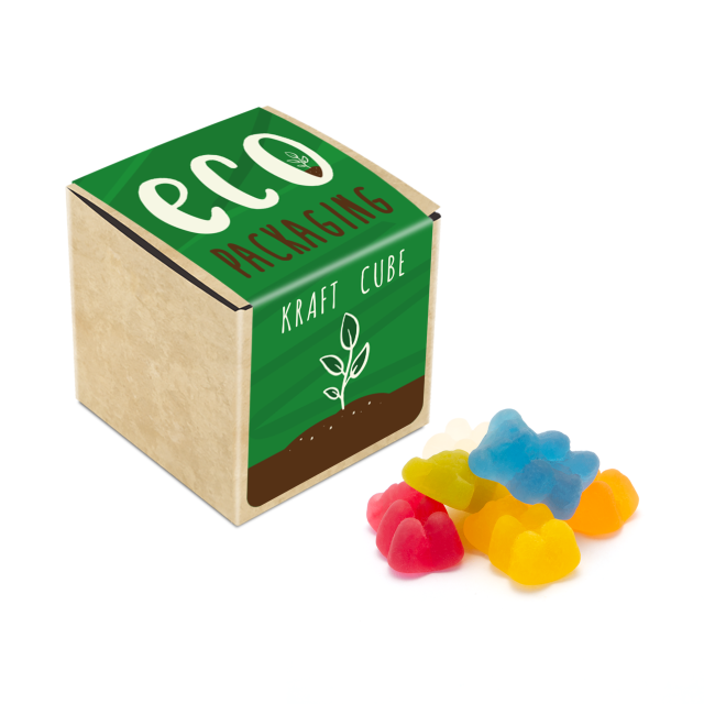 Eco Kraft Cube – Vegan Bears – 40g